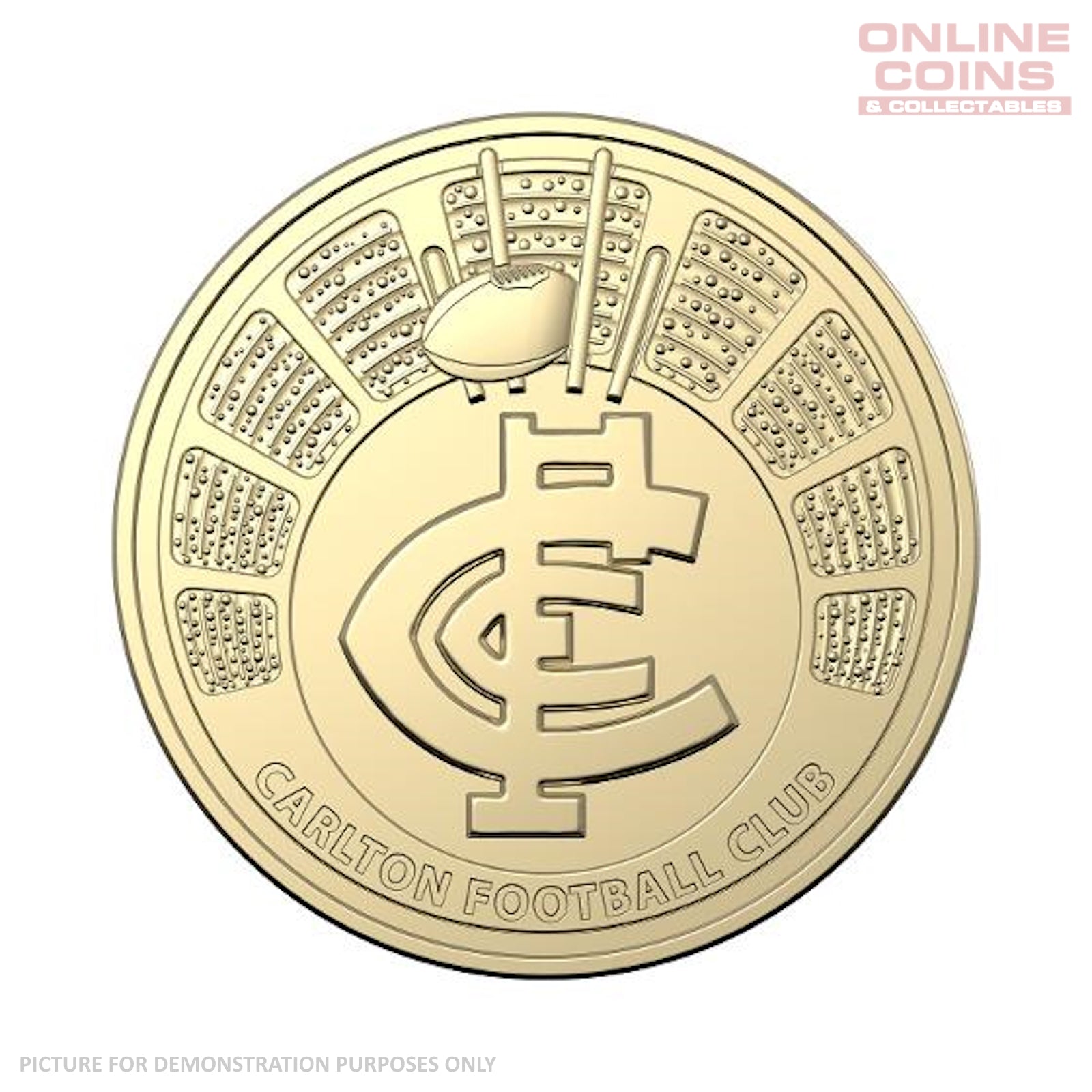 2024 AFL LOOSE $1 COIN - CARLTON BLUES